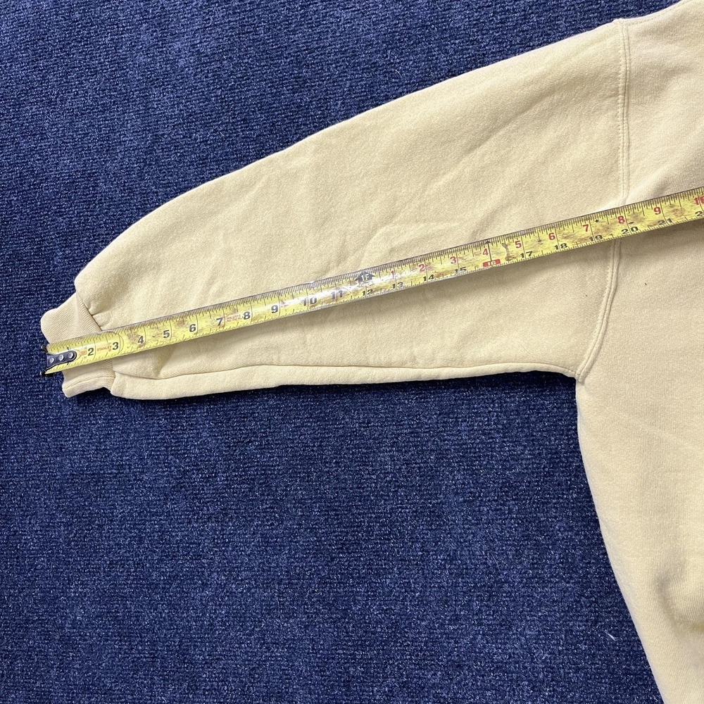 Vintage Pittsburgh Panthers Hoodie Sweatshirt Large Gold NCAA Football Russell - Picture 9 of 10